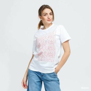 Tricou Girls Are Awesome Messy Morning Tee White imagine