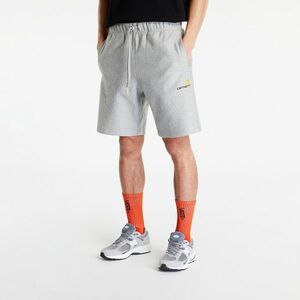 Pantaloni scurți Carhartt WIP American Script Sweat Short Grey Heather imagine