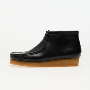 Sneakers Clarks Originals Wallabee Boot Black Smooth Lea imagine