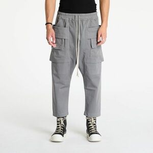 Pantaloni Rick Owens DRKSHDW Woven Creatch Cargo Cropped Drawstring Pants Stone imagine