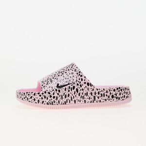 Sneakers Nike W Calm Slide Print Ns Pink Foam / Black imagine