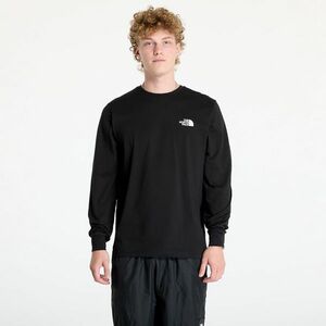 Tricou The North Face Long Sleeve Box Tee Tnf Black imagine