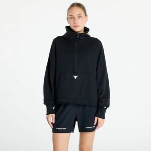 Hanorac Under Armour Project Rock Half Zip Pullover Black imagine