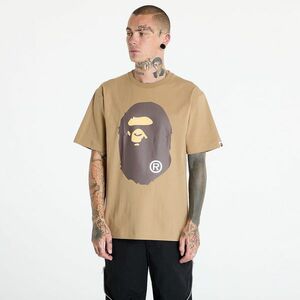 Tricou A BATHING APE Big Ape Head Tee Beige imagine