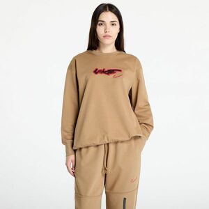 Hanorac Nike Sportswear Breaking Women's Loose French Terry Top Driftwood imagine