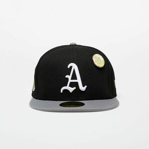 New Era Oakland Athletics Contrast Pin 59FIFTY Fitted Cap Black imagine