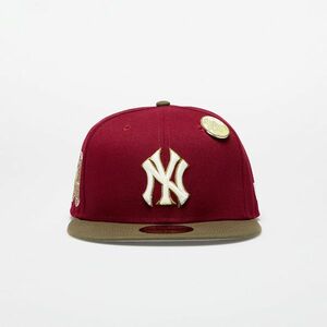 New Era New York Yankees Contrast Pin 59FIFTY Fitted Cap Cardinal imagine