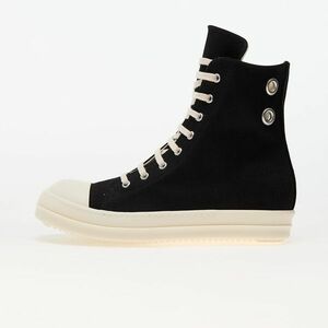 Sneakers Rick Owens DRKSHDW Denim Shoes Black/ Milk/ Milk imagine