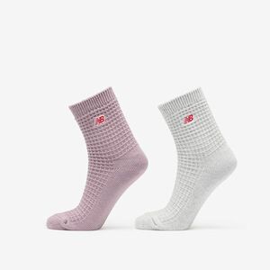 New Balance Waffle Knit Ankle Socks 2-Pack Multicolor imagine