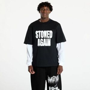 Tricou Wasted Paris Stoned Again T-Age Black/ White imagine