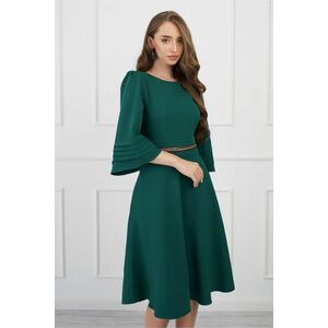 Rochie DY Fashion verde cu lant in talie imagine