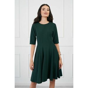 Rochie DY Fashion verde clos cu maneci trei sferturi imagine