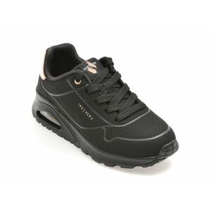 Pantofi sport SKECHERS negri, 310545L, din piele ecologica imagine