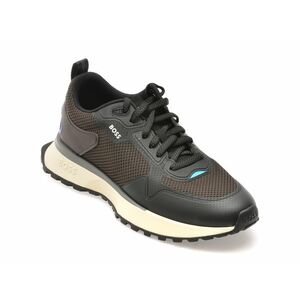 Pantofi sport BOSS maro, 3195, din material textil imagine