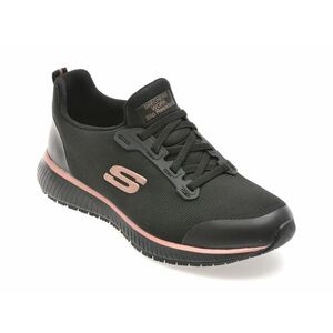 Pantofi sport SKECHERS negri, 77222EC, din material textil imagine