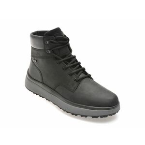 Ghete casual GEOX negre, U36FZC, din piele naturala imagine