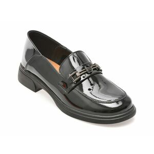 Mocasini casual GRYXX negri, 88175, din piele naturala lacuita imagine