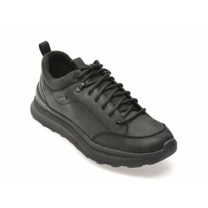 Pantofi casual GEOX negri, U46HMB, din piele naturala imagine