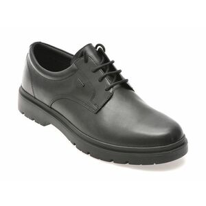 Pantofi casual GEOX negri, U46HNB, din piele naturala imagine