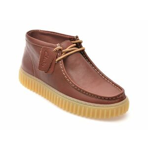 Ghete casual CLARKS maro, TORHHI, din piele naturala imagine