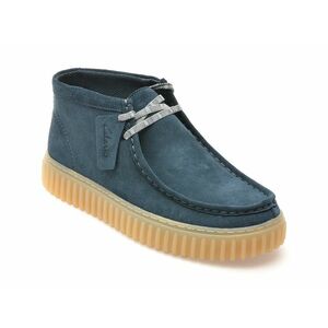 Ghete casual CLARKS bleumarin, TORHHI, din piele intoarsa imagine