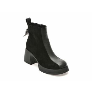 Ghete casual FLAVIA PASSINI negre, 75003, din piele intoarsa imagine