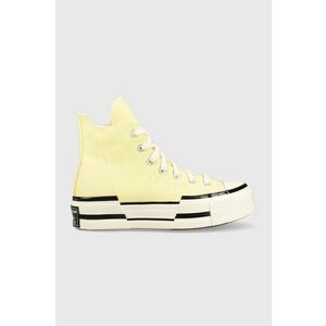 Converse tenisi Chuck 70 Plus culoarea galben imagine