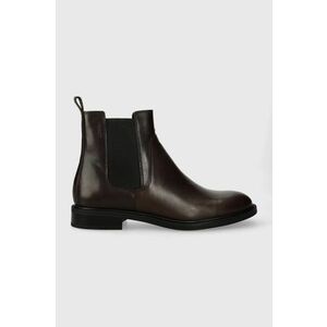 Vagabond Shoemakers ghete chelsea de piele AMINA femei, culoarea maro, cu toc plat, 5603.001.35 imagine