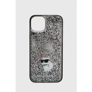 Karl Lagerfeld Husă pentru telefon iPhone 15 Plus 6.7 culoarea transparent imagine