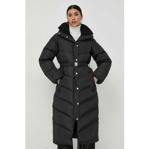 BOSS geaca de puf femei, culoarea negru, de iarna, oversize imagine