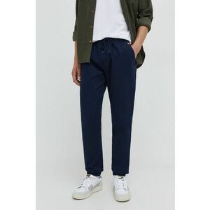 Tommy Jeans pantaloni bărbați, culoarea bleumarin DM0DM18343 imagine