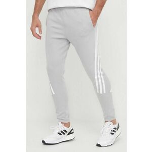 adidas pantaloni de trening culoarea gri, uni IR9203 imagine