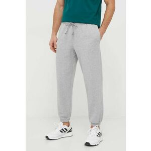 adidas pantaloni de trening culoarea gri, melanj IW1185 imagine