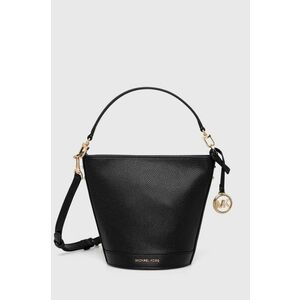 MICHAEL Michael Kors poseta de piele culoarea negru imagine