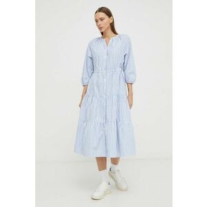 Levi's rochie din bumbac midi, evazati imagine