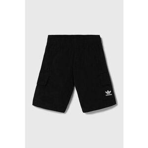 adidas pantaloni scurti copii culoarea negru, talie reglabila imagine