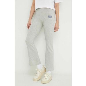 American Vintage pantaloni de trening culoarea gri, melanj imagine