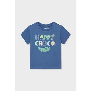 Mayoral tricou din bumbac pentru bebelusi cu imprimeu imagine