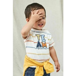 Mayoral tricou din bumbac pentru bebelusi culoarea portocaliu, modelator imagine