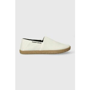 Tommy Jeans espadrile TJM ESPADRILLE STREET culoarea bej, EM0EM01386 imagine