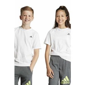 adidas tricou de bumbac pentru copii culoarea alb, cu imprimeu imagine