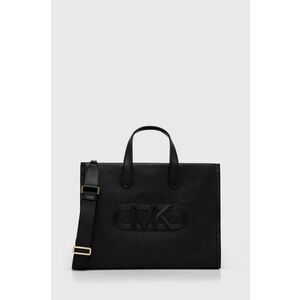 MICHAEL Michael Kors poseta de piele culoarea negru imagine