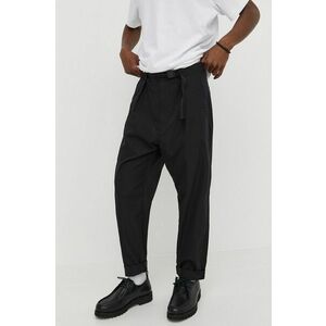 G-Star Raw pantaloni barbati, culoarea negru, drept imagine