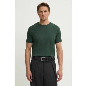 Samsoe Samsoe tricou din bumbac culoarea verde, neted imagine