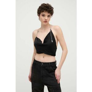 Diesel top femei, culoarea negru, cu spate descoperit A12872.0JNAC imagine