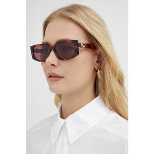 Gucci ochelari de soare femei, culoarea portocaliu imagine