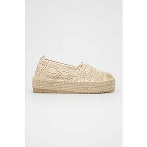 Answear Lab espadrile culoarea bej, cu platforma imagine