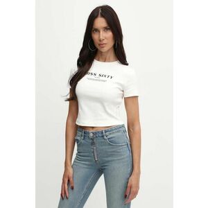 Miss Sixty tricou femei, culoarea bej, 6L1SJ4300000 imagine