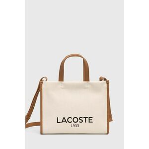 Lacoste poseta culoarea bej imagine