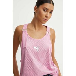 Puma top de antrenament Cherries are Extra culoarea roz, 682296 imagine